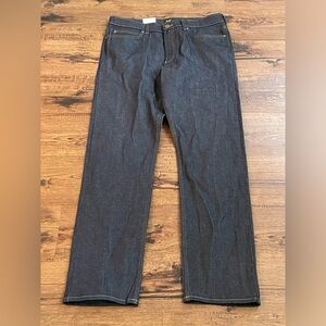Lee Heritage Raw Straight Selvedge Jean ‘Navy’ (size mens W42xL34)